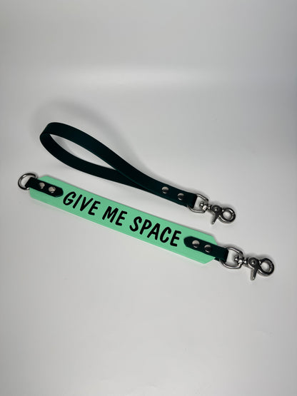 Green and black strap with &
